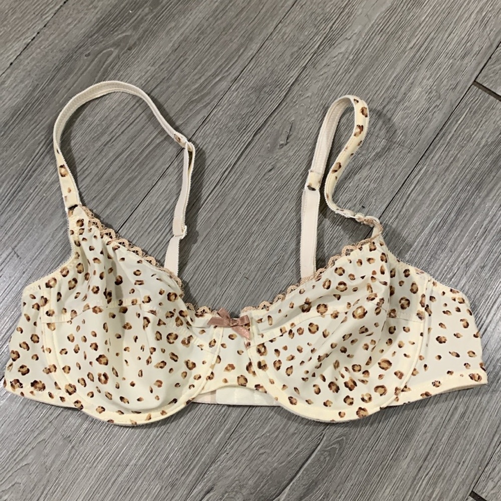 Princesse Tam Tam Underwire Full Coverage Animal Print Delicate Bra size 36C